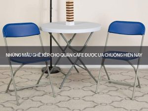 Ghế xếp cho quán cafe