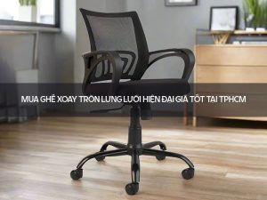 Ghế xoay tròn lưng lưới