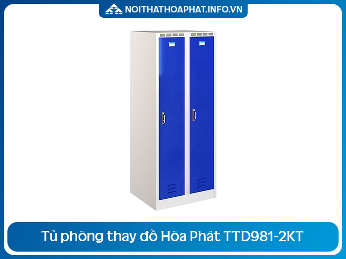 Tủ sắt locker 2 khoang TTD981-2KT