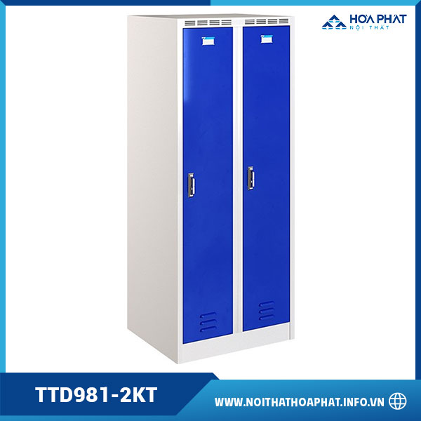 Tủ sắt locker 2 khoang TTD981-2KT