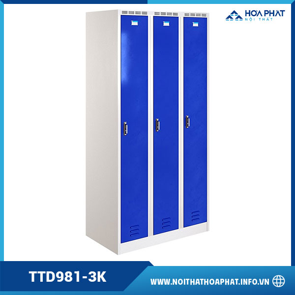 Tủ locker 3 khoang TTD981-3K