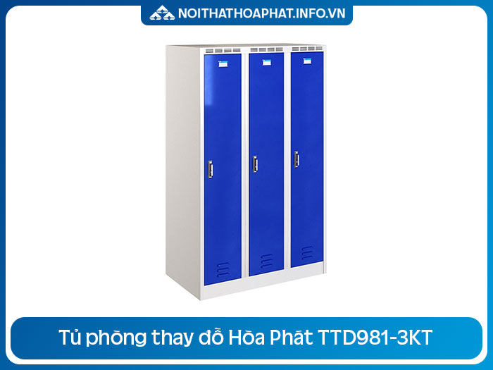 Tủ phòng thay đồ 3 khoang TTD981-3KT