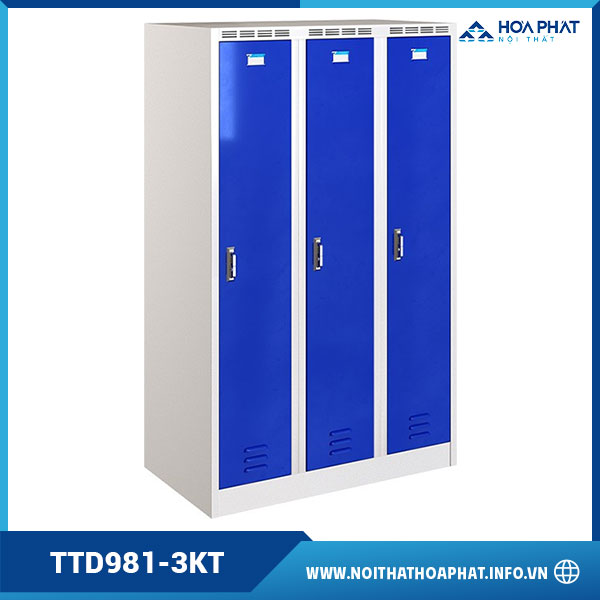 Tủ phòng thay đồ 3 khoang TTD981-3KT