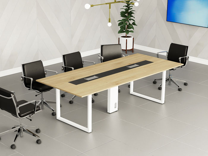 Mẫu bàn họp gỗ công nghiệp