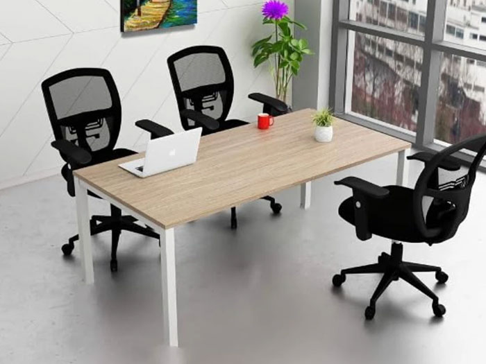 Mẫu bàn họp gỗ công nghiệp