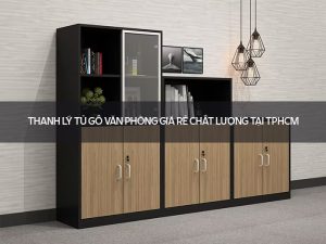 Thanh lý tủ gỗ văn phòng