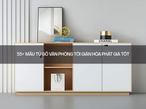 Tủ gỗ văn phòng tối giản