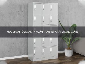 tủ locker 4 ngăn thanh lý