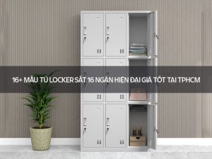 tủ locker sắt 16 ngăn