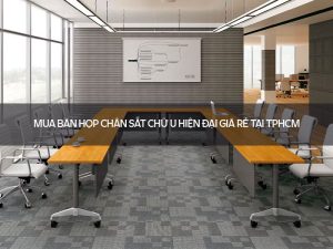 Bàn họp chân sắt chữ U