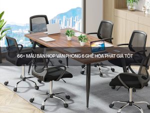 bàn họp văn phòng 6 ghế