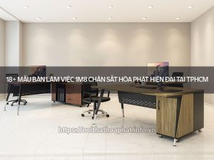 Bàn làm việc 1m8 chân sắt