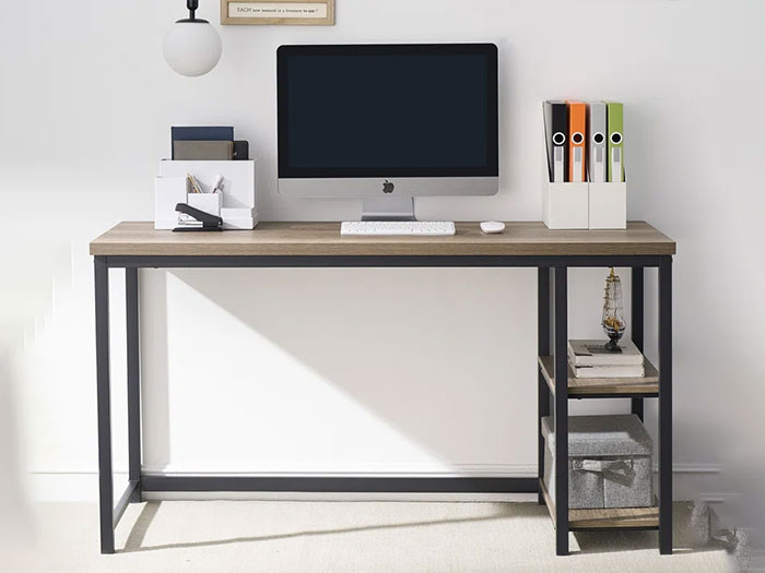 bàn làm việc chân sắt 1m6