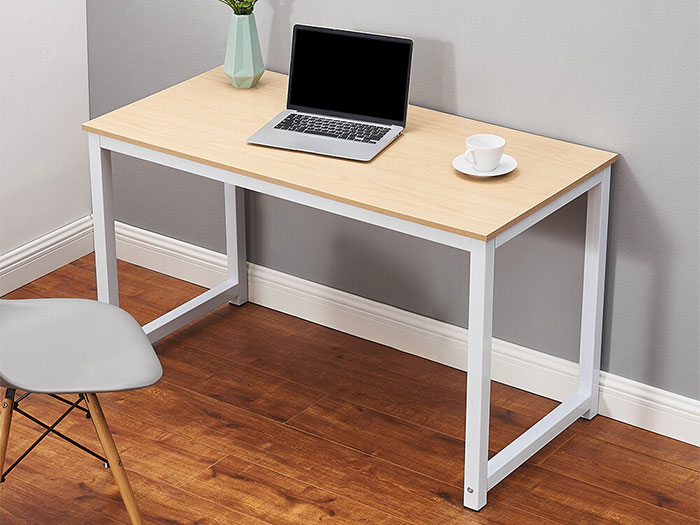 Bàn làm việc MDF chân sắt