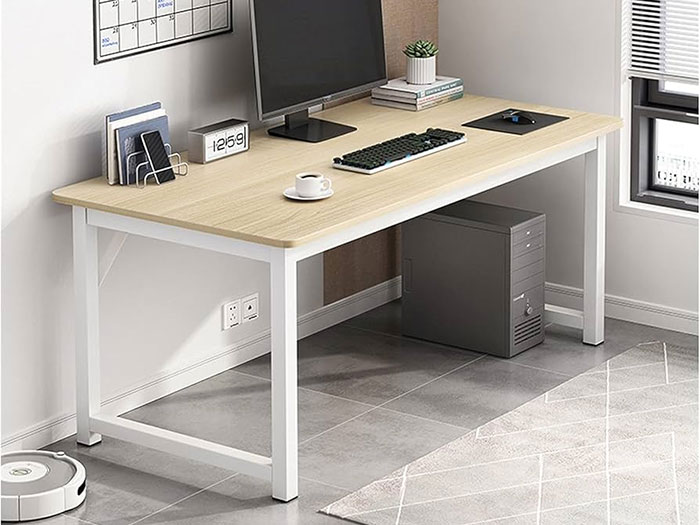 Bàn làm việc MDF chân sắt