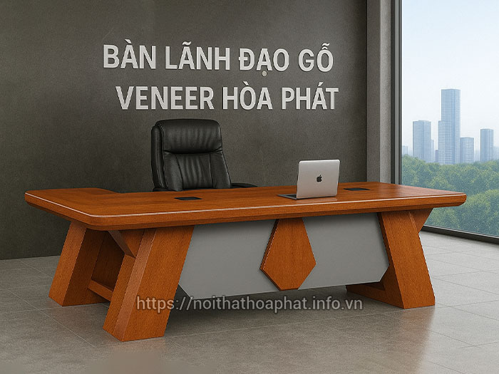 Bàn lãnh đạo gỗ Veneer