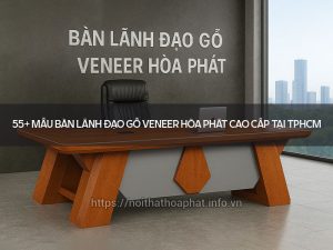 Bàn lãnh đạo gỗ Veneer
