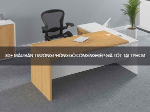Bàn trưởng phòng gỗ công nghiệp