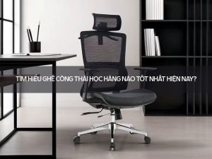 Ghế công thái học hãng nào tốt