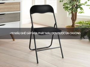 Ghế gấp Hòa Phát màu đen