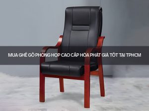 Ghế gỗ phòng họp cao cấp