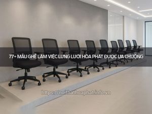 Ghế làm việc lưng lưới