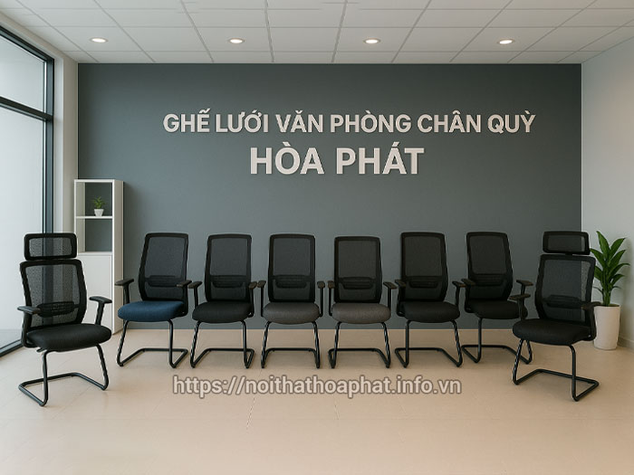 Ghế lưới văn phòng chân quỳ