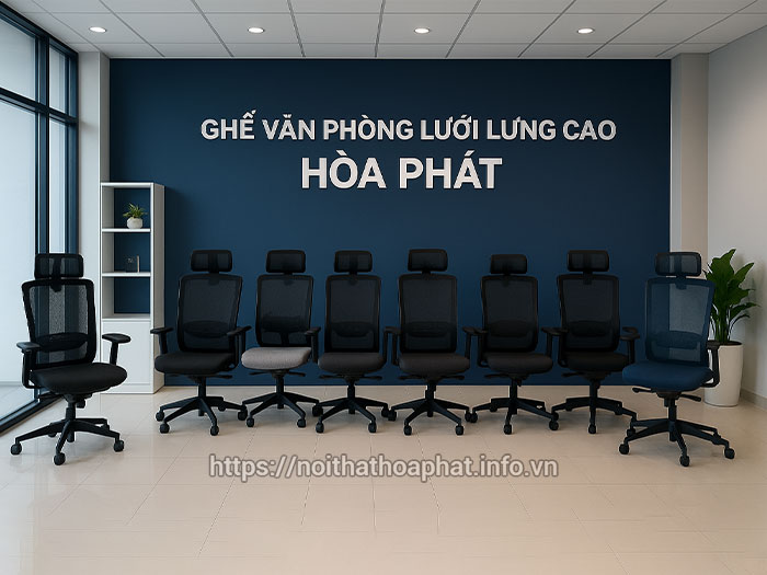 Ghế văn phòng lưới lưng cao