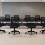 Ghế xoay lưới lưng trung