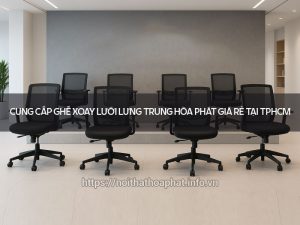 Ghế xoay lưới lưng trung