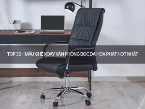 Ghế xoay văn phòng bọc da