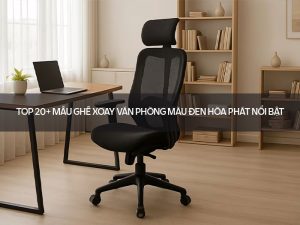 ghế xoay văn phòng màu đen