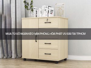 Tủ gỗ ngăn kéo văn phòng