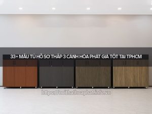 Tủ hồ sơ thấp 3 cánh