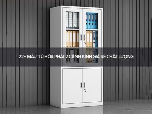 Tủ Hòa Phát 2 cánh kính