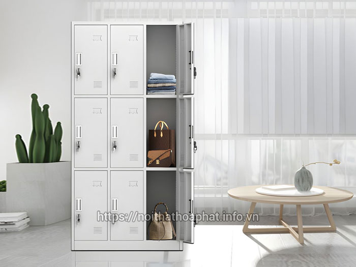 Tủ locker sắt 9 ngăn