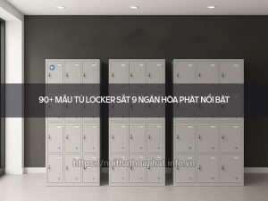 Tủ locker sắt 9 ngăn