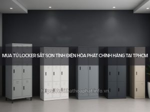 Tủ locker sắt sơn tĩnh điện