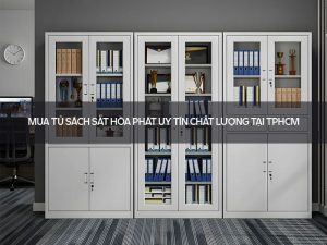 Tủ sách sắt Hòa Phát