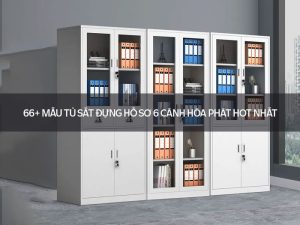 tủ sắt đựng hồ sơ 6 cánh