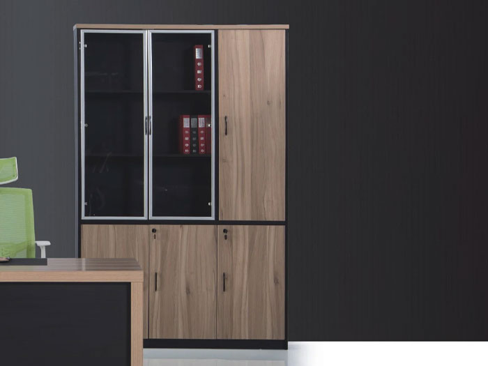 Tủ tài liệu gỗ 3 buồng