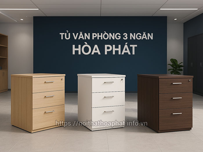 Tủ văn phòng 3 ngăn