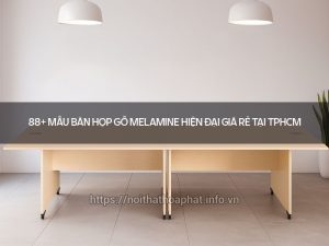 Bàn họp gỗ Melamine