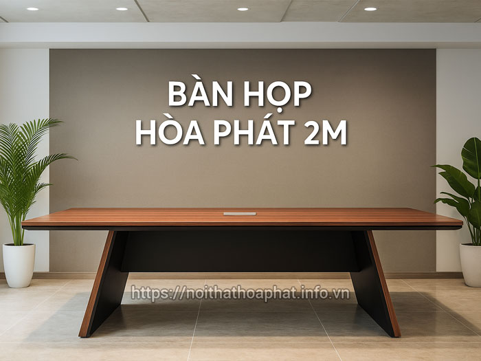 Bàn họp Hòa Phát 2m