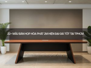 Bàn họp Hòa Phát 2m