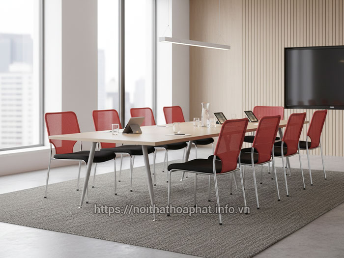 Bàn họp văn phòng hiện đại nhỏ gọn