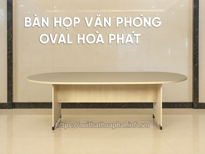 Bàn họp văn phòng oval
