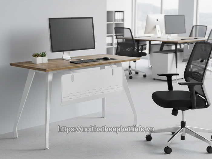 Bàn làm việc chân sắt 2m