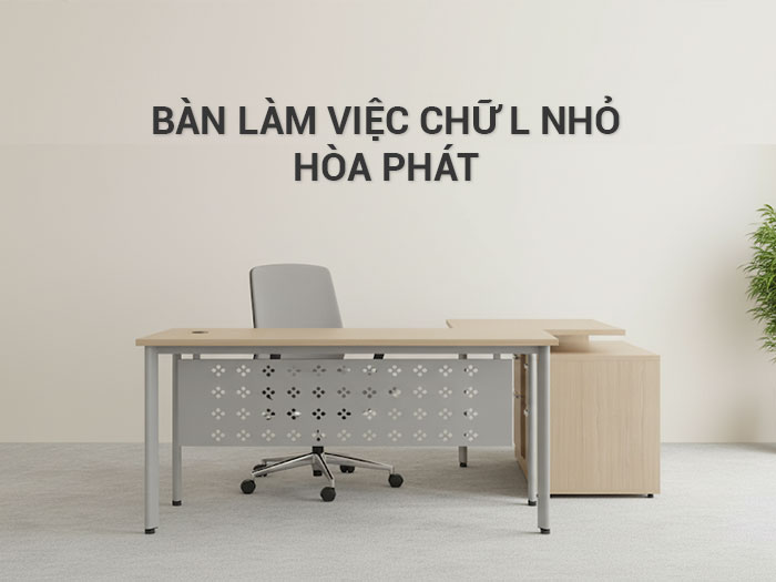 Bàn làm việc chữ L nhỏ