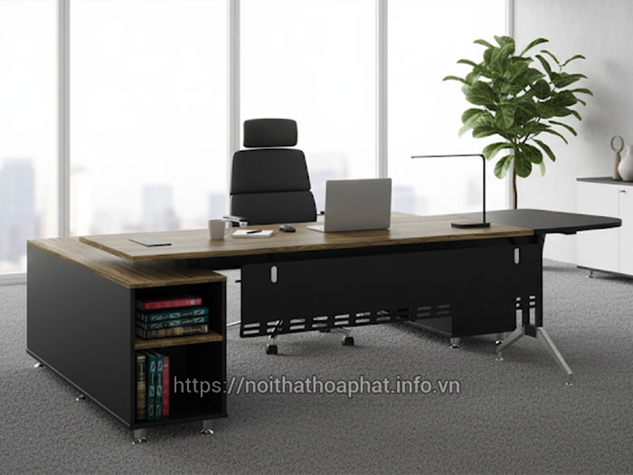 Bàn trưởng phòng có kệ CPU